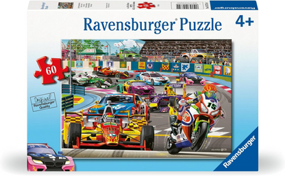 PUZZLE: RACETRACK RALLY 60 PIECES