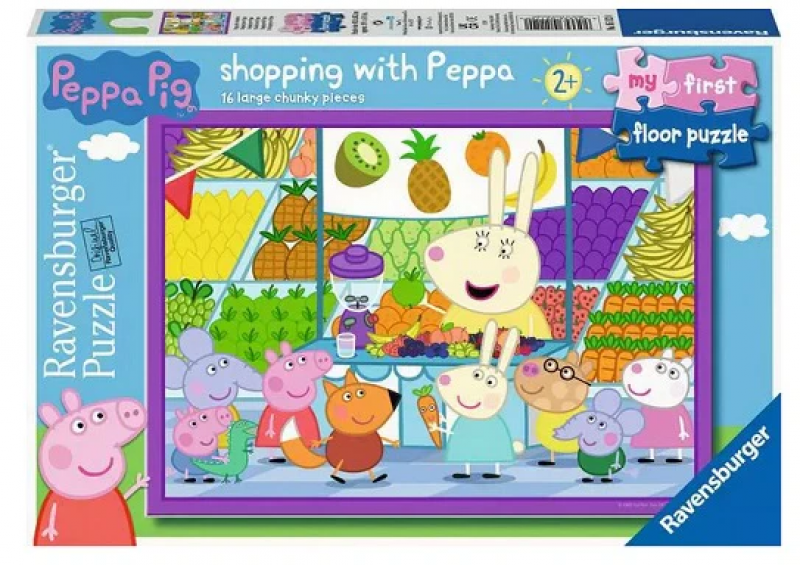 PUZZLE: SHOPPING WITH PEPPA 16 CHUNKY PIECES