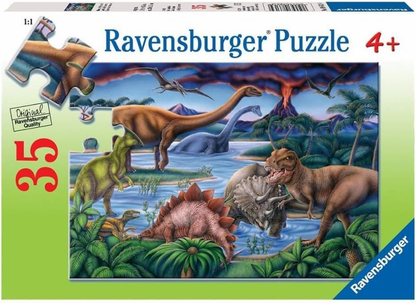 PUZZLE: DINOSAUR PLAYGROUND 35 PIECES