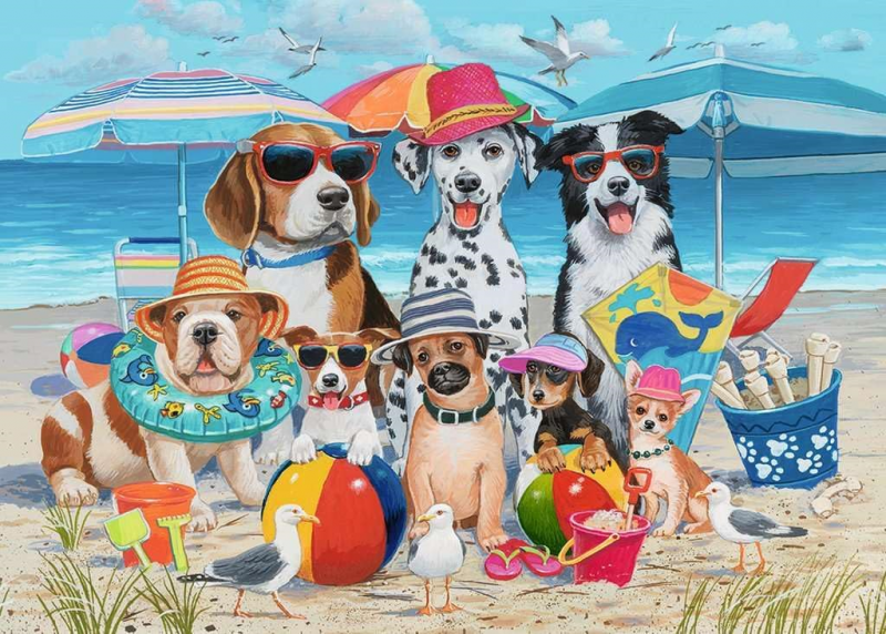 PUZZLE: BEACH BUDDIES 35 PIECES