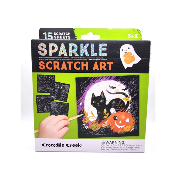 SPARKLE SCRATCH ART SPOOKY