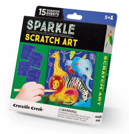 SPARKLE SCRATCH ART WINTER FRIENDS