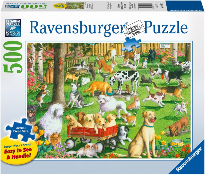 PUZZLE: AT THE DOG PARK 500 PIECES