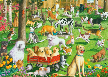 PUZZLE: AT THE DOG PARK 500 PIECES