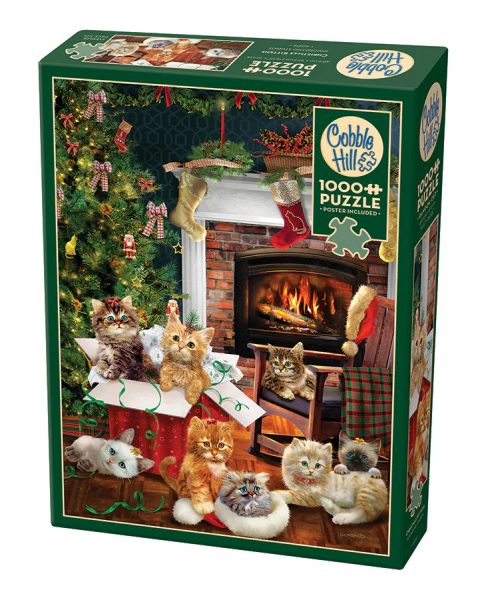 PUZZLE: CHRISTMAS KITTENS 1000 PCS