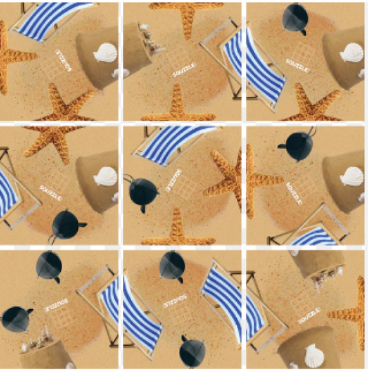 SQUZZLE AT THE BEACH