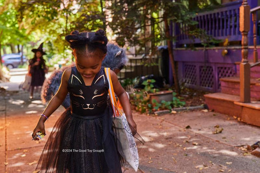 BLACK CAT DRESS & HEADPIECE SIZE 5-6