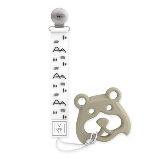 TEETHER TETHER & TEETHER GRAY BEAR