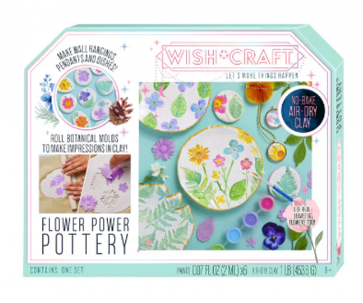 WISHCRAFT FLOWER POWER POTTERY