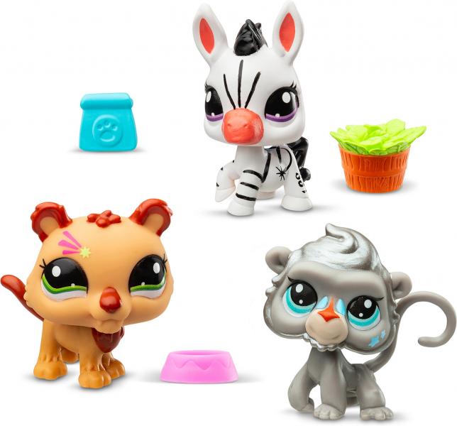 LITTLEST PET SHOP: PET TRIO IN TUBE ZOO PETS
