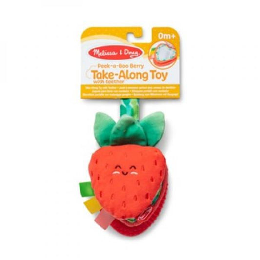 PEEK-A-BOO BERRY TAKE ALONG TOY WITH TEETHER