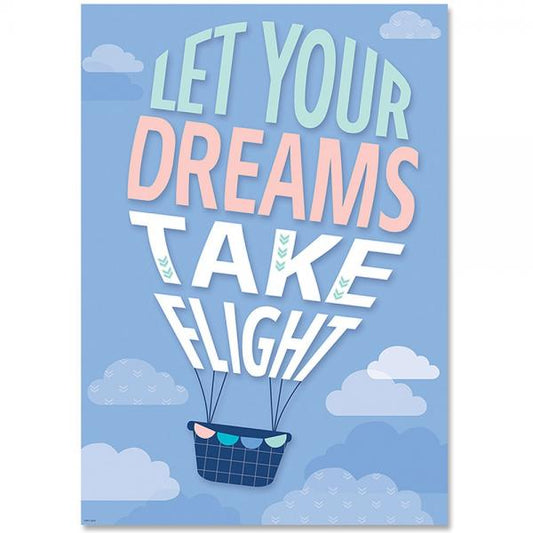 (SALE) POSTER: LET YOUR DREAMS TAKE FLIGHT