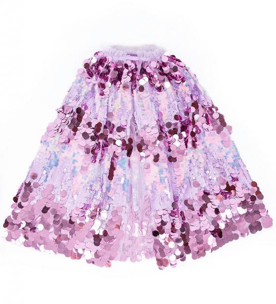 THE 5TH AVENUE PAILETTE CAPE PURPLE SIZE 4-6