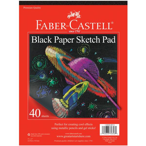 BLACK PAPER SKETCH PAD