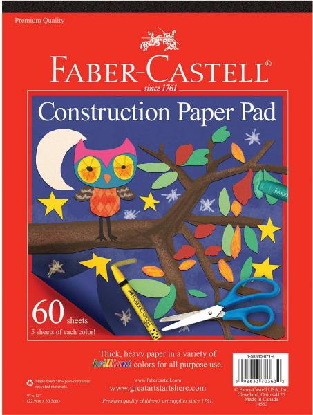CONSTRUCTION PAPER PAD