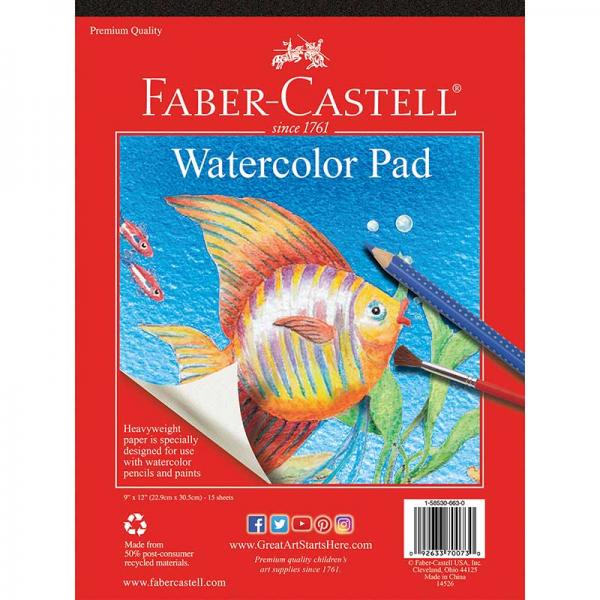 WATERCOLOR PAD 9"X12"
