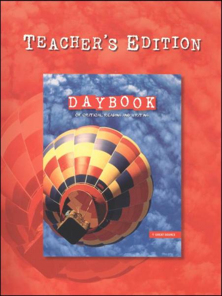 (SALE) DAYBOOK OF CRITICAL READING & WRITING TEACHER EDITION GRADE 5