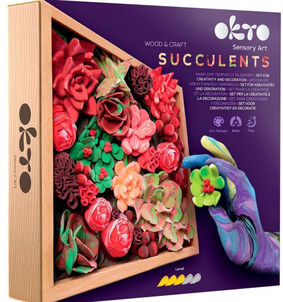 SENSORY ART: WOOD & CRAFT DIY SUCCULENTS