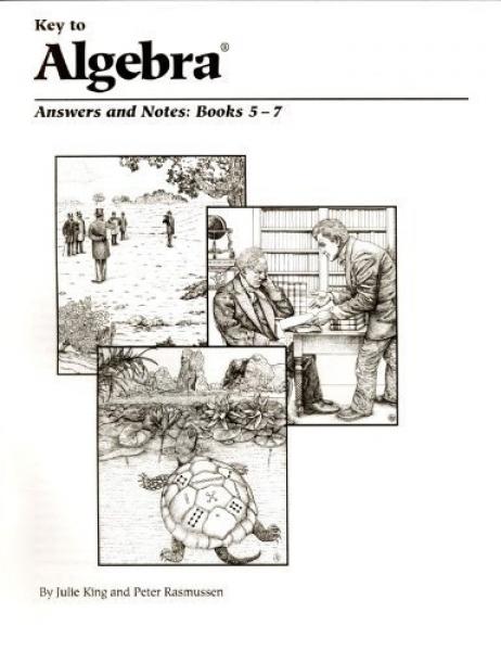 (SALE) KEY TO ALGEBRA ANSWERS & NOTES 5-7