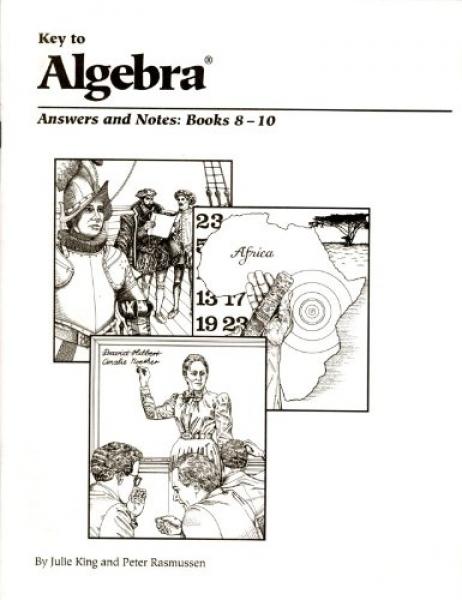(SALE) KEY TO ALGEBRA ANSWERS & NOTES 8-10