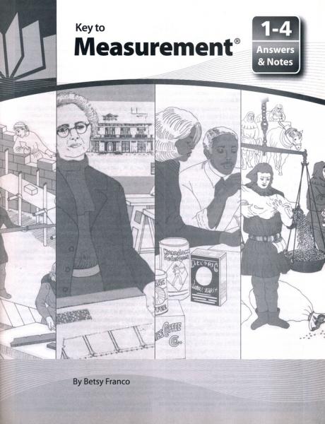 (SALE) KEY TO MEASUREMENT ANSWERS & NOTES 1-4