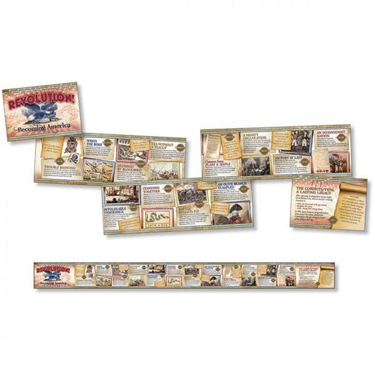 BULLETIN BOARD SET: TIME LINKS REVOLUTION! BECOMING AMERICA
