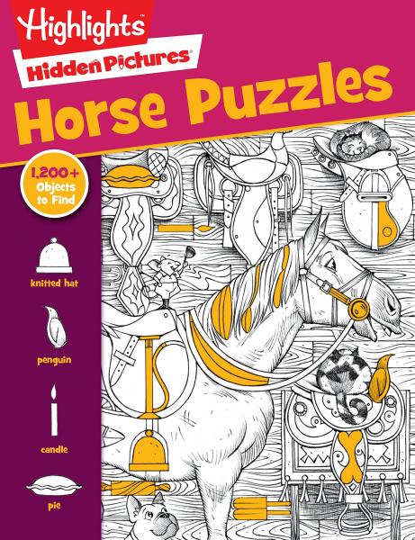 HIGHLIGHTS HIDDEN PICTURES HORSE PUZZLES