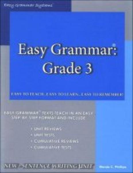 EASY GRAMMAR: GRADE 3 TEACHER'S EDITION