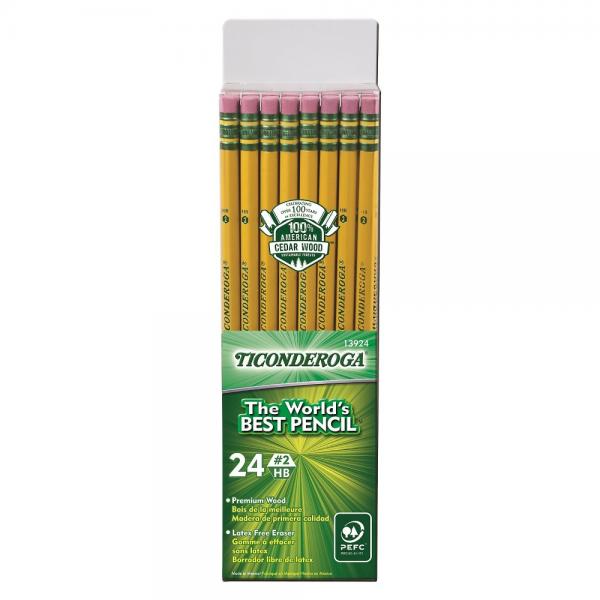 PENCIL: TICONDEROGA PACK OF 24
