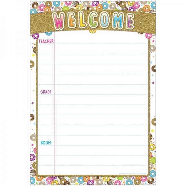 (SALE) SMART POLY CHART: WELCOME DONUTFETTI
