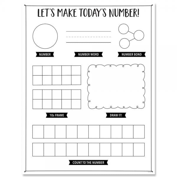CHART: LET'S MAKE TODAY'S NUMBER!