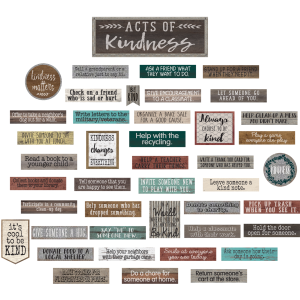 (SALE) BULLETIN BOARD SET: ACTS OF KINDNESS HOME SWEET CLASSROOM