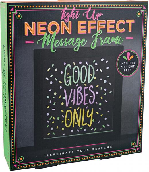 LIGHT UP NEON EFFECT MESSAGE FRAME