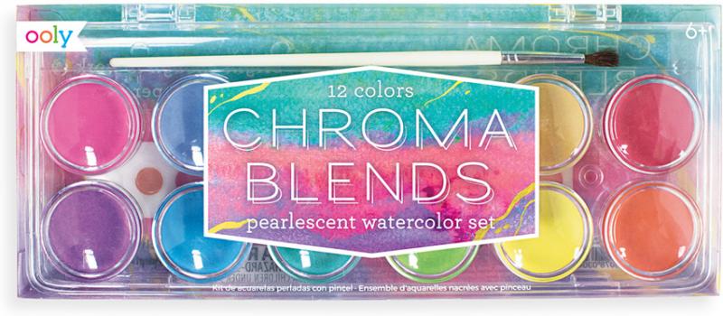 CHROMA BLENDS PEARLESCENT WATERCOLOR SET