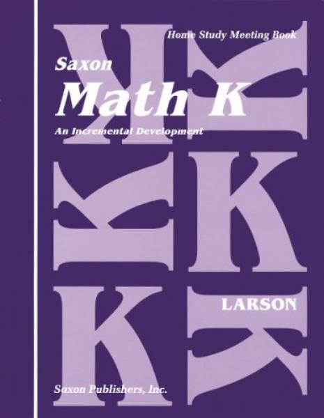 SAXON MATH K MEETING BOOK 1ST EDITION