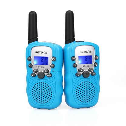 RETEVIS RT388 2 PCS KIDS WALKIE TALKIES WITH FLASHLIGHT - SKY BLUE