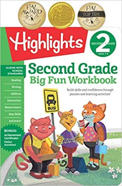 HIGHLIGHTS SECOND GRADE BIG FUN WORKBOOK