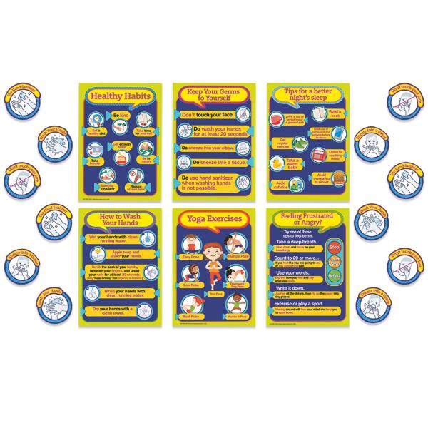 (sale)BULLETIN BOARD SET: HEALTHY HABITS