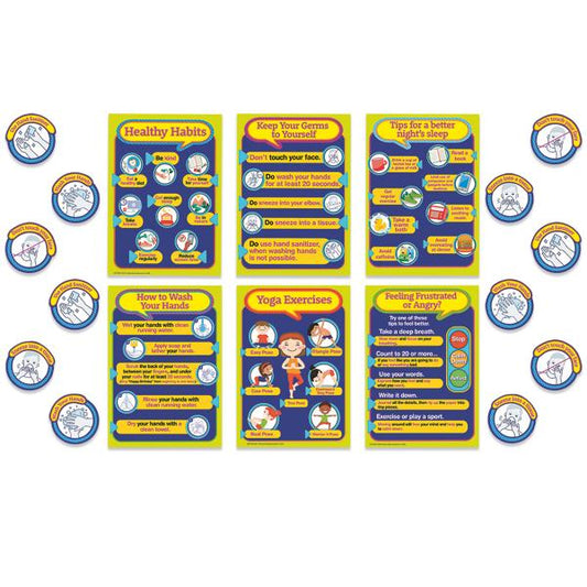 (sale)BULLETIN BOARD SET: HEALTHY HABITS