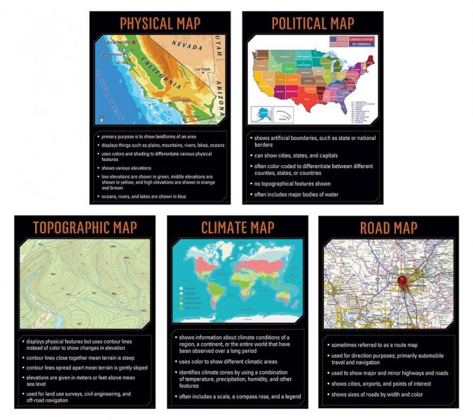 POSTER SET: MAPS