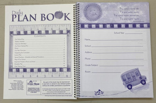 LESSON PLAN BOOK: SCHOOL DAYS