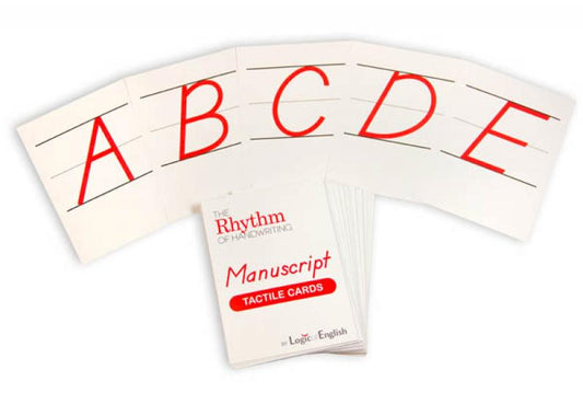 RHYTHM OF HANDWRITING TACTILE CARDS MANUSCRIPT
