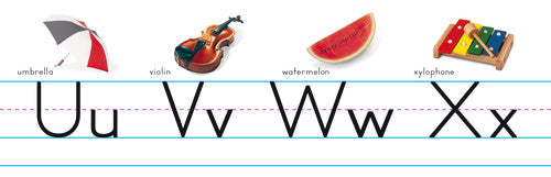 BULLETIN BOARD SET: TRADITIONAL MANUSCRIPT ALPHABET LINE