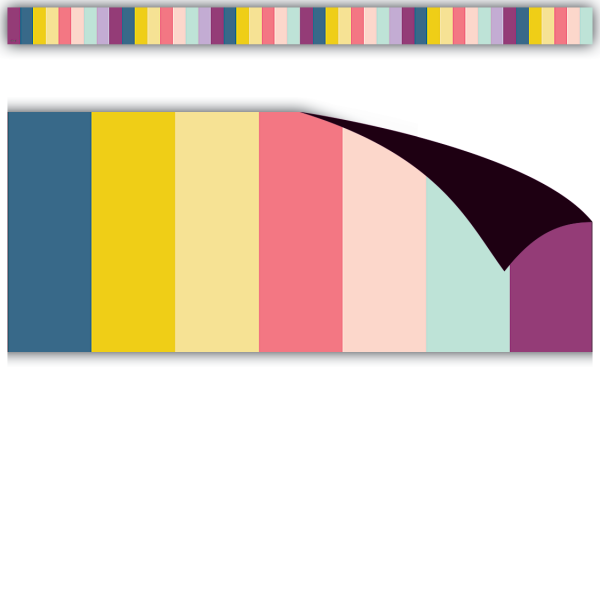 (SALE) (D) MAGNETIC BORDER: STRIPES OH HAPPY DAY
