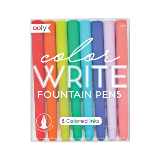 COLOR WRITE FOUNTAIN PENS