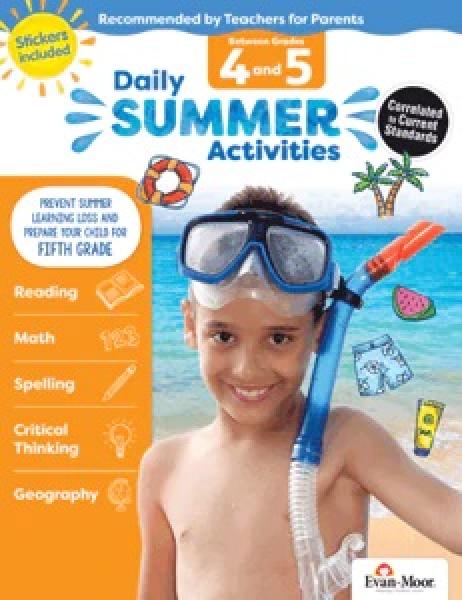DAILY SUMMER ACTIVITIES BETWEEN GRADES 4 AND 5