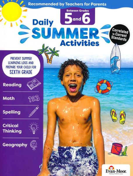 DAILY SUMMER ACTIVITIES BETWEEN GRADES 5 AND 6