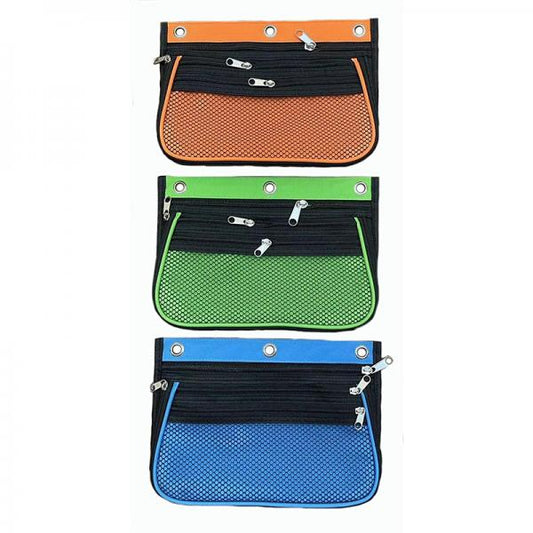 (SALE)EXPANDING 3-POCKET PENCIL POUCH