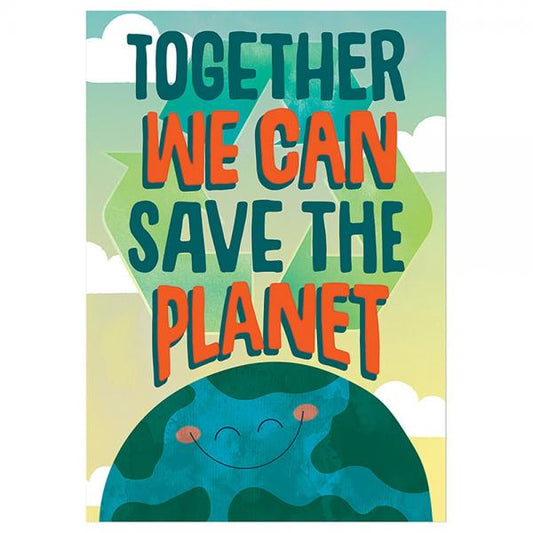 (SALE) POSTER: TOGETHER WE CAN SAVE THE PLANET