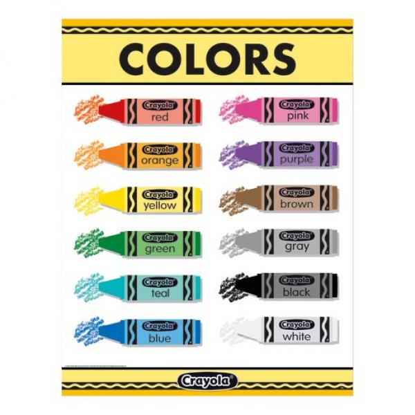 CHART: CRAYOLA COLORS